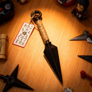 火影忍者中性笔解压苦无飞雷神武器模型儿童玩具圆珠笔炫酷可写字上课可玩的创意周边文具学习用品套装