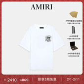 AMIRI T恤 撞色LOGO印花短袖 冬季 男装