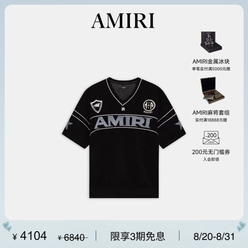 女士LOGO网眼T恤运动休闲