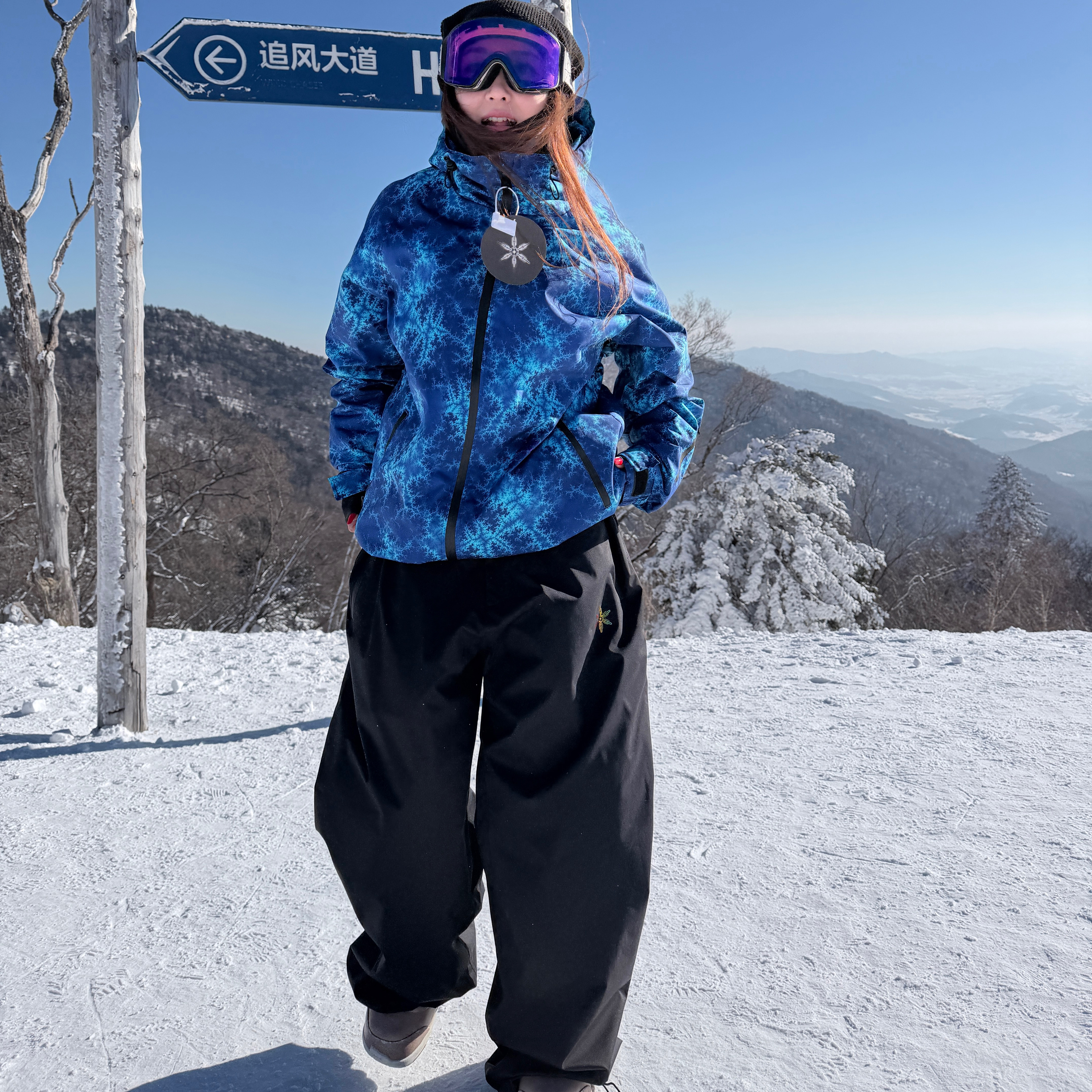 滑雪服套装3L专业男女款小众单双板防风防水耐磨加厚保暖潮流雪裤