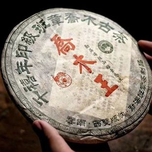 2000年乔木王 千禧年印级班章乔木古茶 纯干仓老生茶 357g/饼