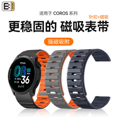 BKHK高驰强磁吸针扣硅胶表带