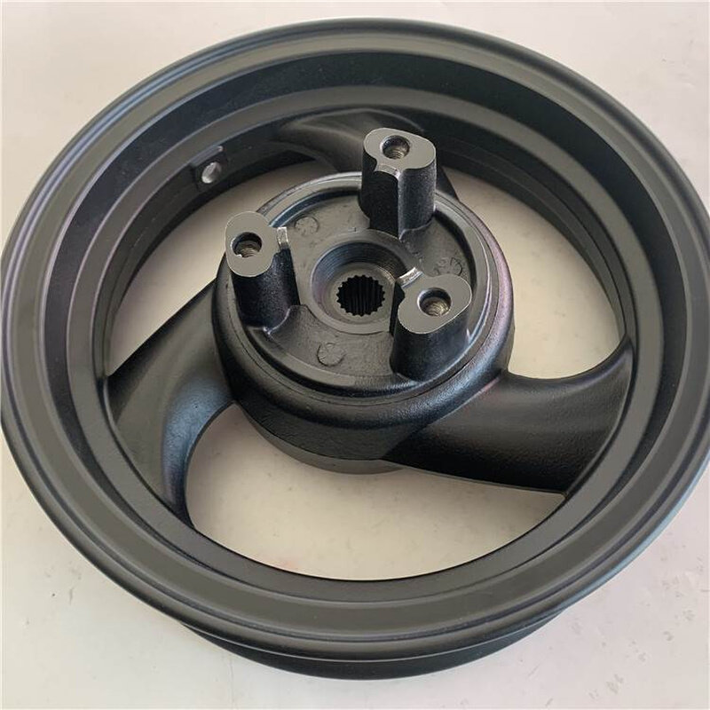极速踏板摩托车轮毂鬼l火125轮毂GY6125后2.50X10寸轮毂铝轮轮胎