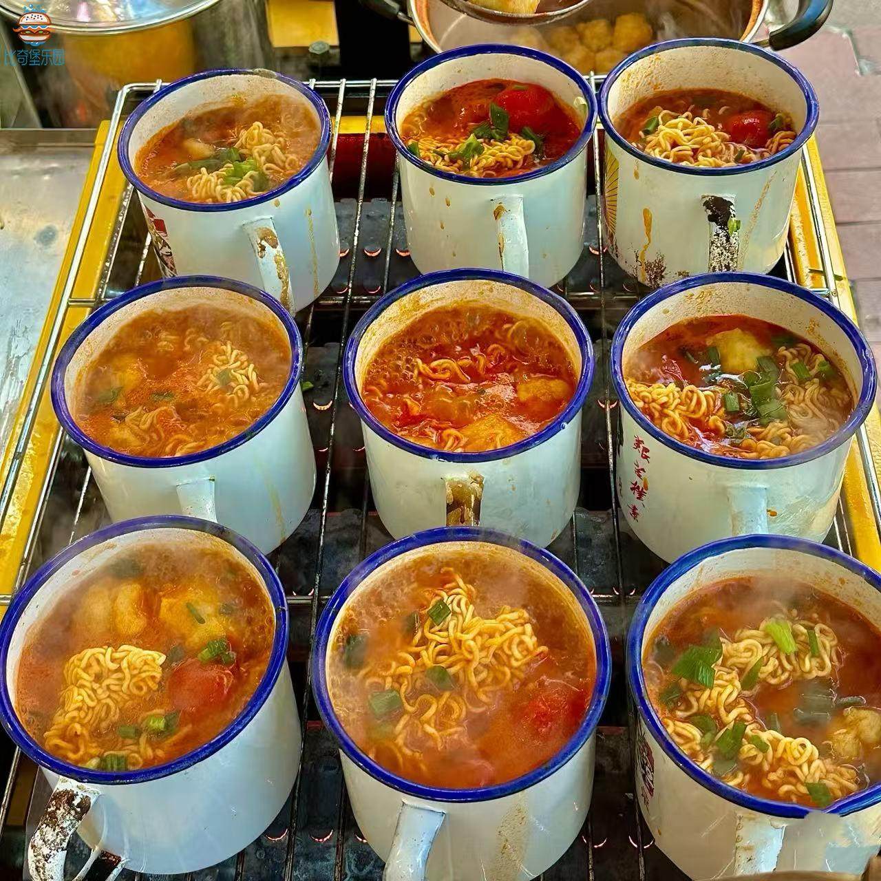 网红茶缸牛肉面同款搪瓷杯子创意茶缸串串街边美食摆摊商用杯老式