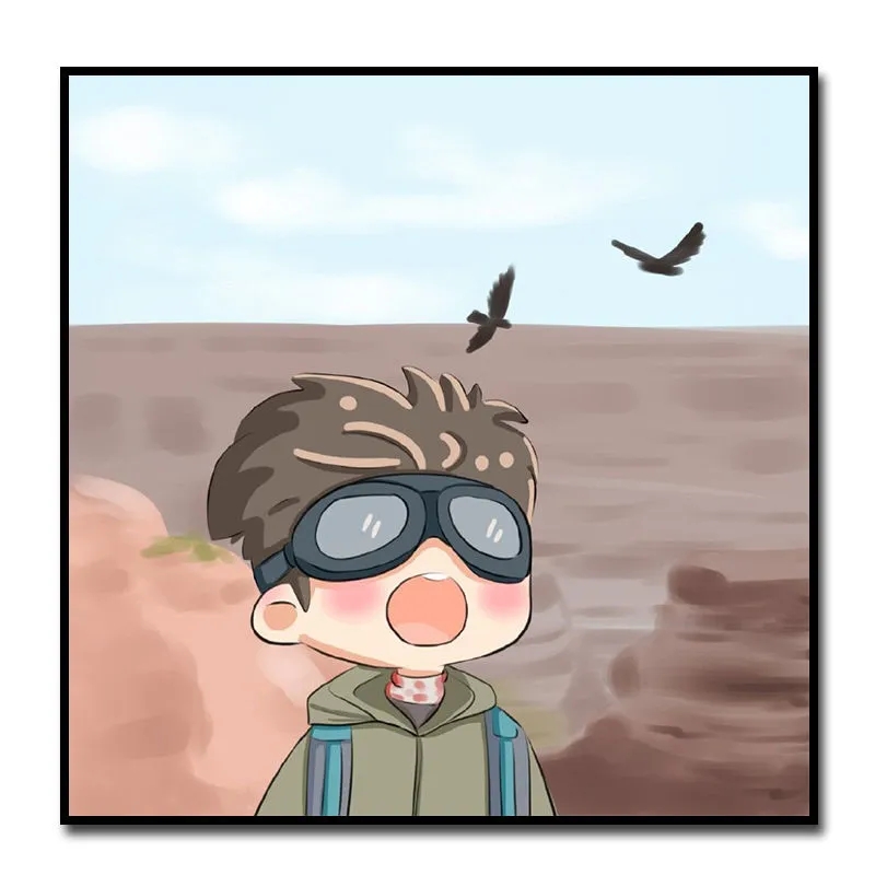 填充画数字油画丙烯油彩画