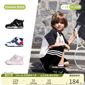 软底防滑女宝宝学步鞋 雪娃娃童鞋 新款 男童春秋季 儿童高帮运动鞋