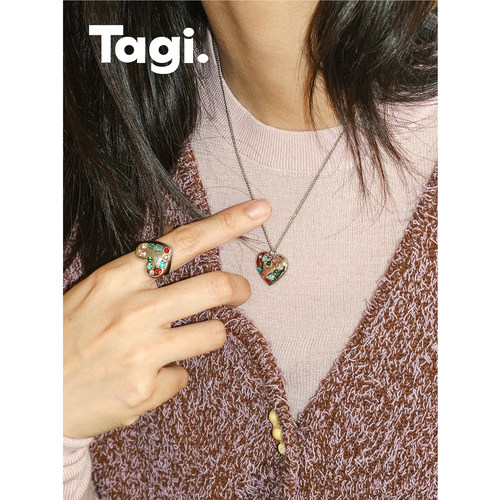 Tagi.小众配饰项链/开口戒指
