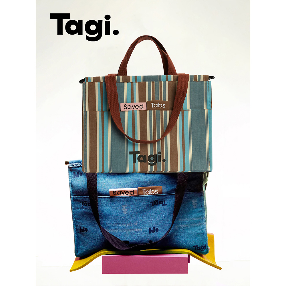 Tagi.储存标签帆布袋大容量通勤