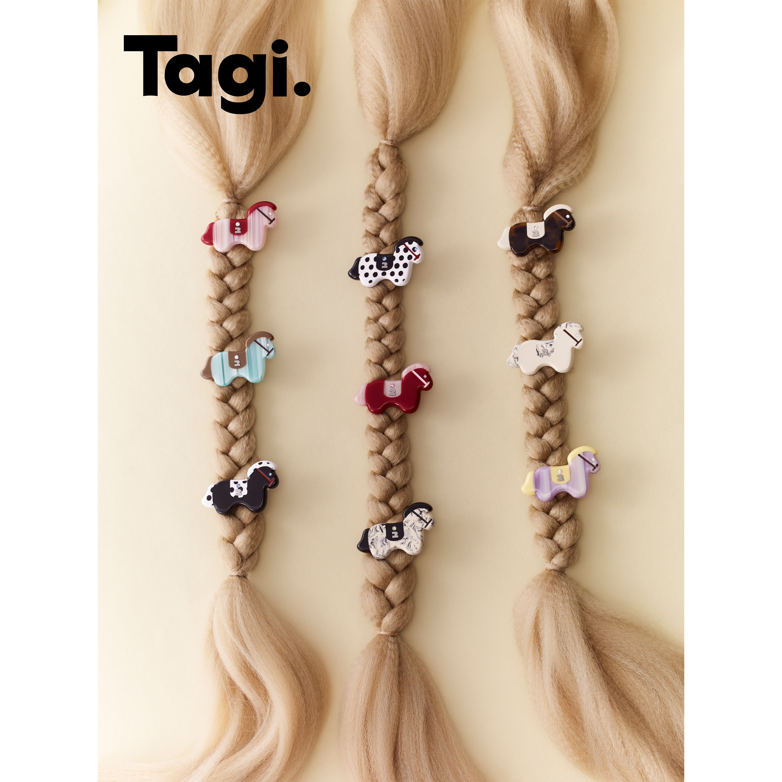 Tagi.刘海夹边夹发卡发饰图片
