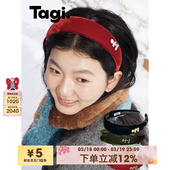 Tagi.丝绒 复古想象金属丝绒多色发箍头箍