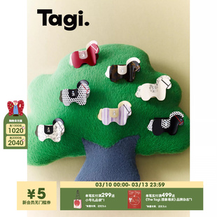 Tagi.《小马Magi》可爱创意甜美醋酸镶钻弧形发抓发饰卡通发夹