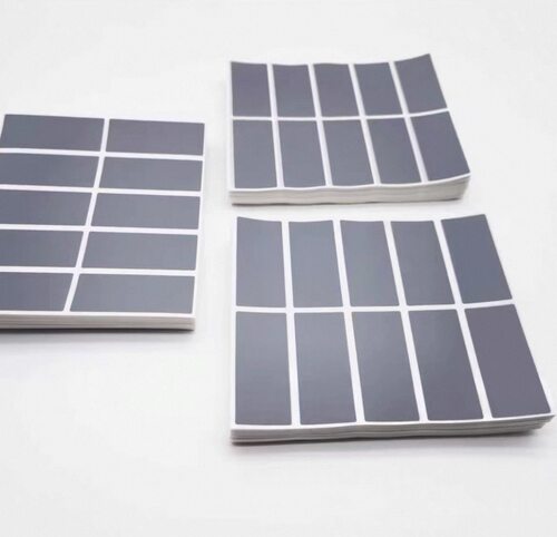 150pcs 15MM*48MM gray scratch off Sticker label DIY adhesi