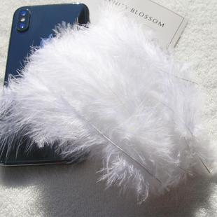 彩色火鸡毛全绒羽毛diy黑色礼盒手工工艺蓝色婚庆布条绒毛幼儿园