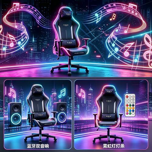 外贸电竞游戏椅网咖可躺主播椅家用电脑游戏gaming chair