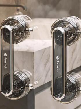 吸盘玻璃门把手免打孔卫生间推拉门强力拉手厕所冰箱窗户柜门手柄