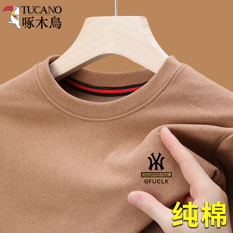 纯棉长袖上衣啄木鸟休闲