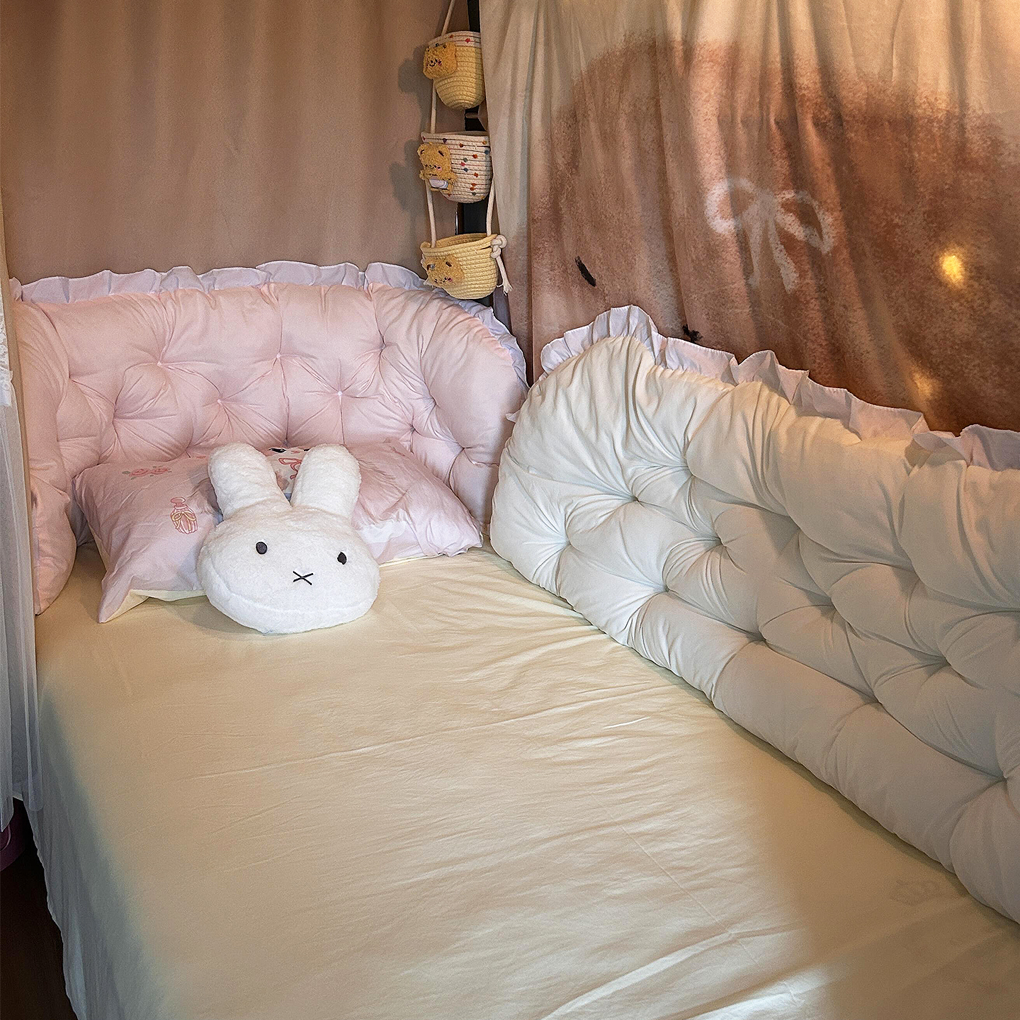 【宿舍好物】学生宿舍靠枕床头靠垫床上靠背护腰软包寝室枕头布置