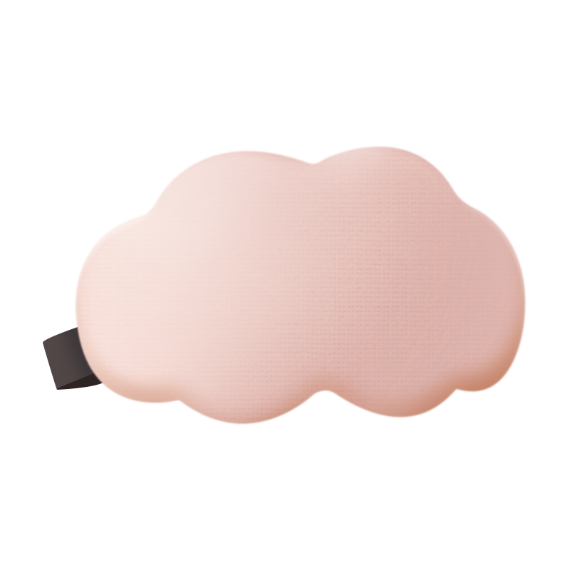 3d眼罩云朵纯色遮光冰感