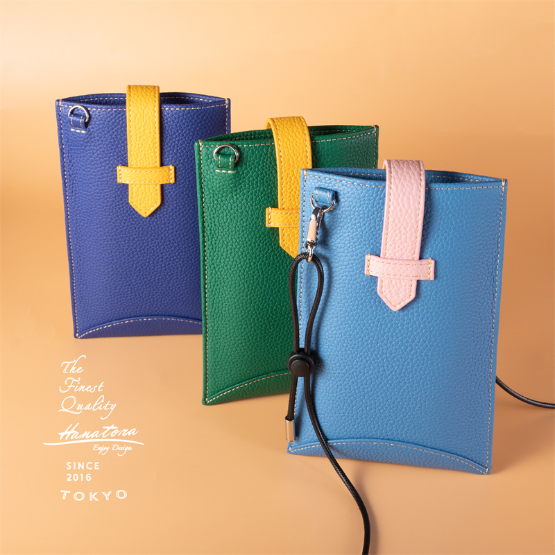 日本花虎时尚高级感真皮单肩包