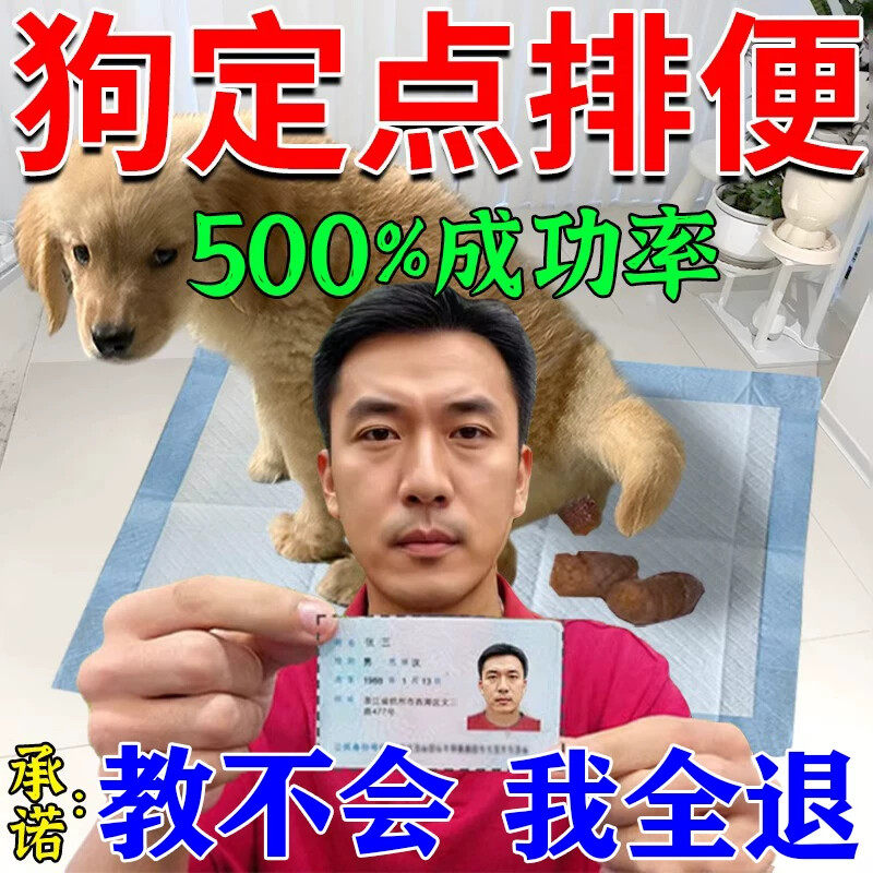 当晚学会】狗狗定点上厕所神器训练宠物狗大小排便不乱拉屎诱导剂