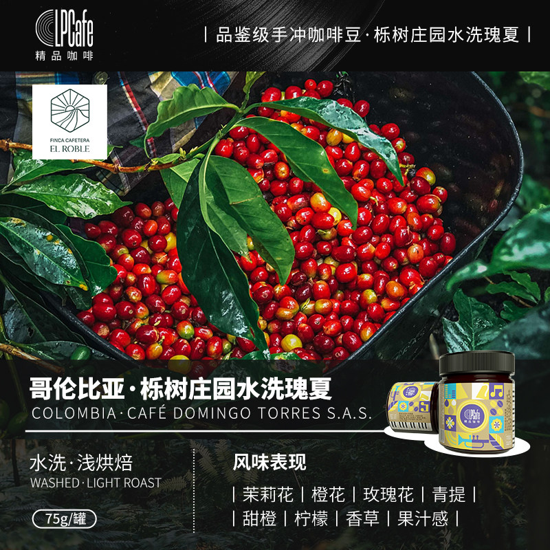 哥伦比亚北桑栎树庄园微批次瑰夏