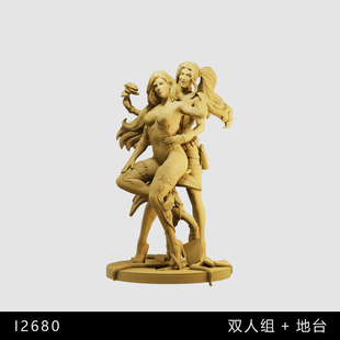 【DC】毒藤女 哈莉奎茵 美漫1/64小人偶模型手办1:43比例微缩白模