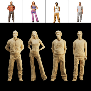 【速度与激情】飙车戴文青木 保罗 1/64:人偶微缩车模场景 35模型