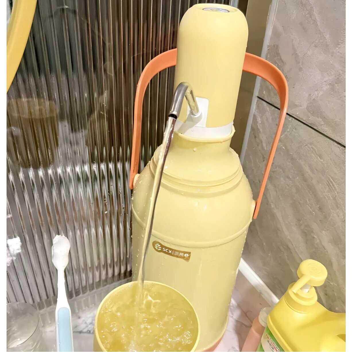 月子洗手神器!月子暖壶抽水器热水瓶电动出水器产妇防受凉关节疼