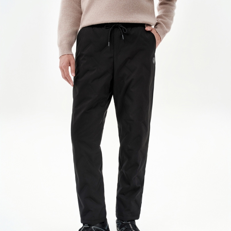 波司登加厚防风保暖羽绒裤男女