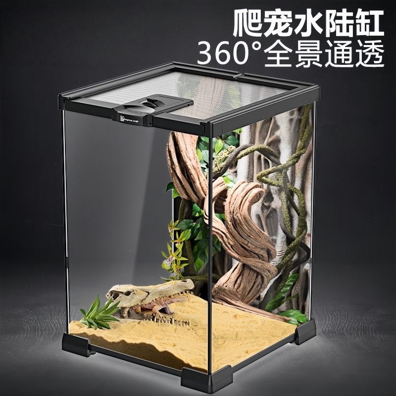 玻璃饲养箱爬虫缸守宫角蛙