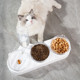 猫咪双碗自动宠物碗喂食器猫咪饮水器猫盆狗碗猫碗猫猫用品饮水机