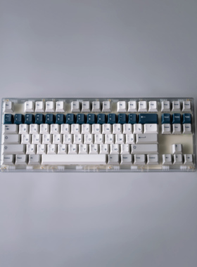 日当午GMK Prussian Alert普鲁士蓝主题键帽机械键盘热升华客制化