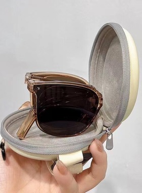 可折叠墨镜防紫外线个性女