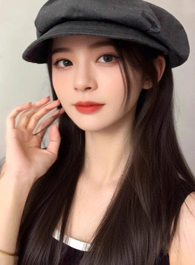 春夏季复古云朵贝雷帽子女款