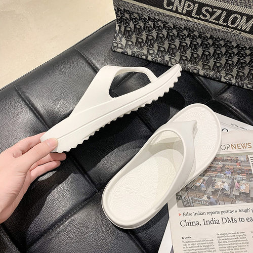 outdoor sandals slippers slides shoes footwear男士厚底人字拖