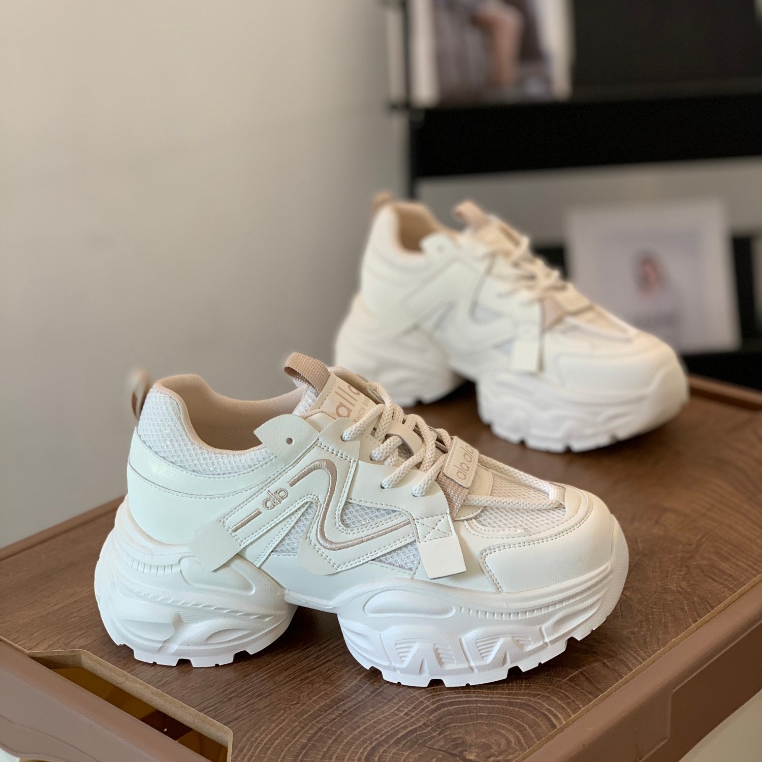 老爹鞋女2026春季新款百搭舒适增高厚底显腿长时尚炸街休闲运动鞋,女鞋,老爹鞋,淘宝优惠券,粉丝福利购,淘宝优惠卷