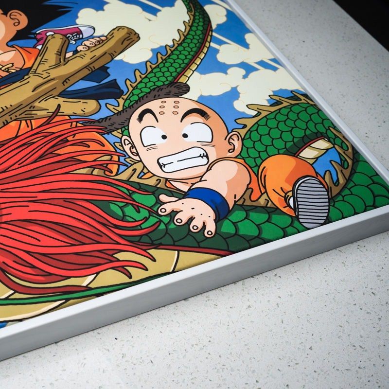 网红七龙珠版画kaws原版七龙珠悟空挂画陈冠希同款卡通动漫潮牌装