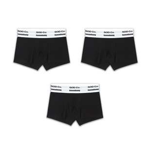 hnh联名款 SOD 3件套装 双腰内裤 超柔棉抗菌舒适透气平角 Co.