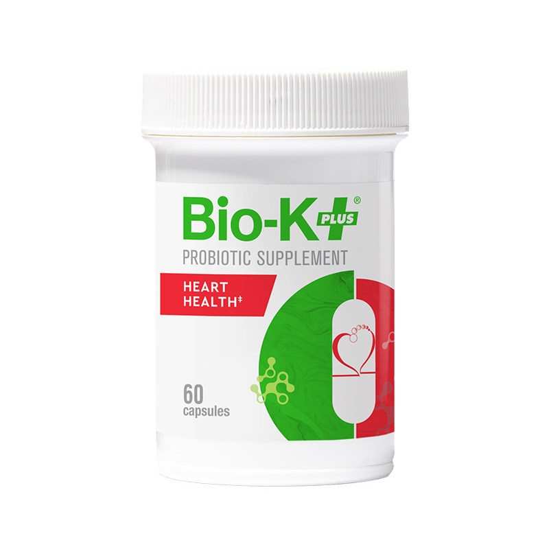 Biokplus心脏健康50亿益生菌胶囊60粒降低血液胆固醇肥胖三高成人
