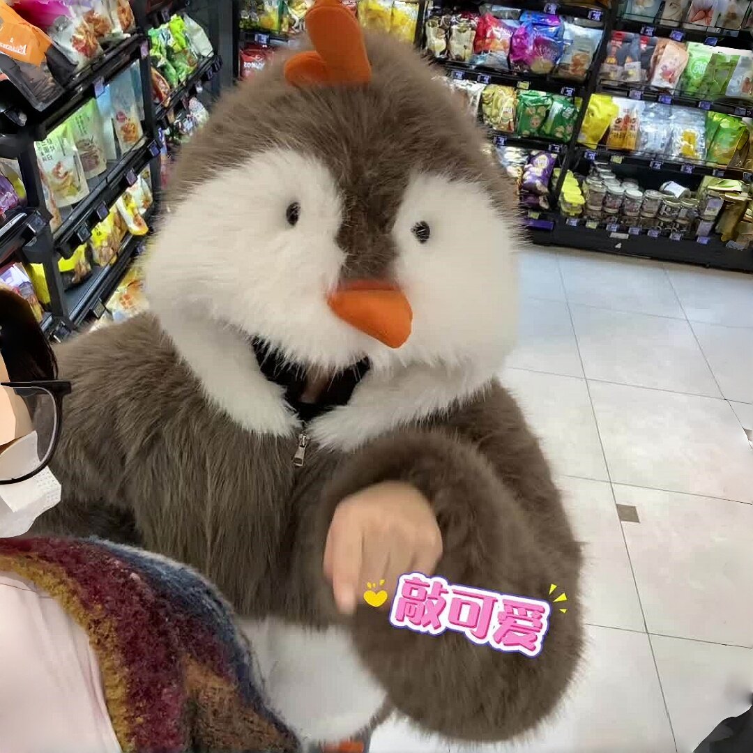 企鹅毛绒外套冬季加厚保暖情侣装闺蜜装短款毛毛外套2025新款原创,童装/婴儿装/亲子装,普通外套,淘宝优惠券,粉丝福利购,淘宝优惠卷