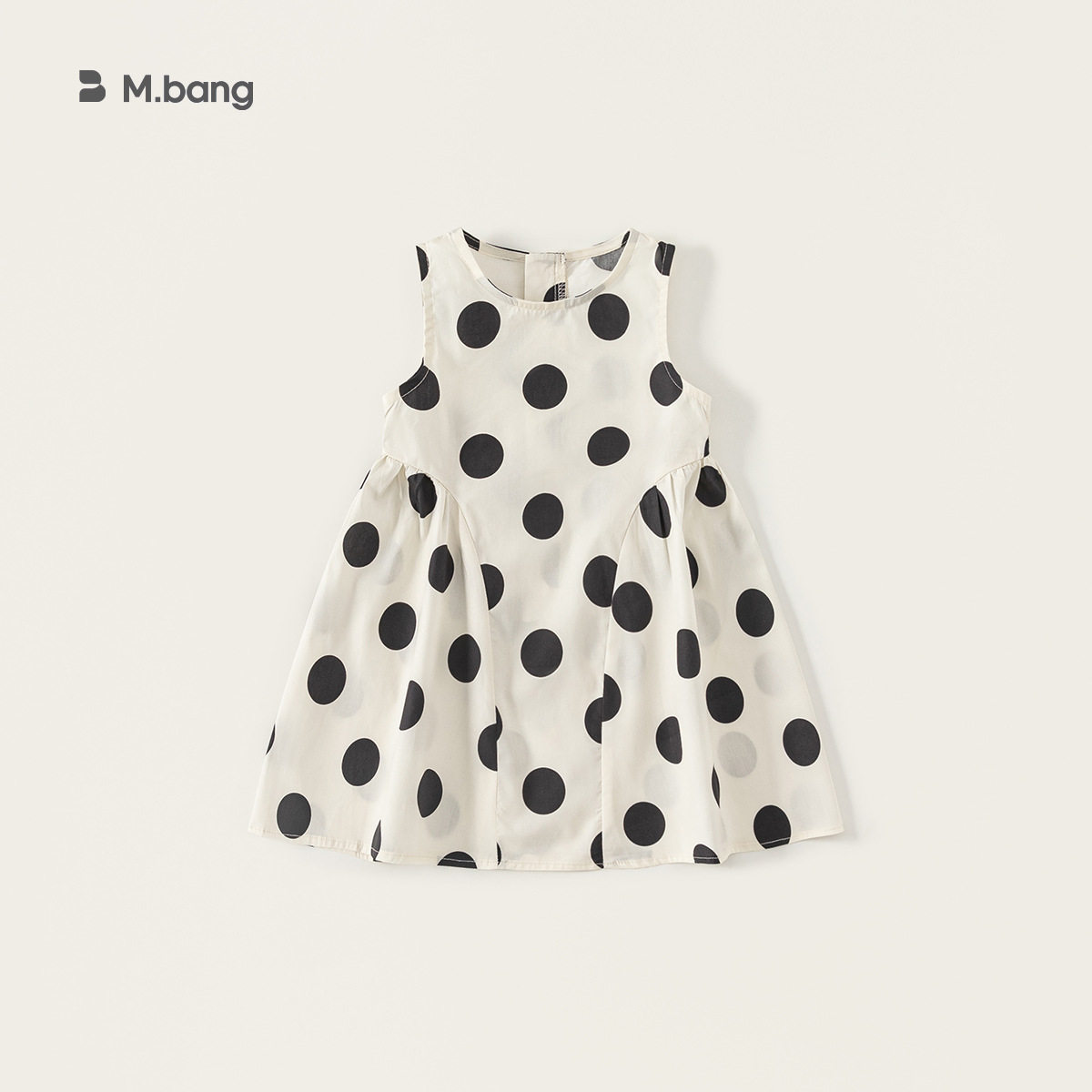 黑色波点连衣裙夏季新品女童