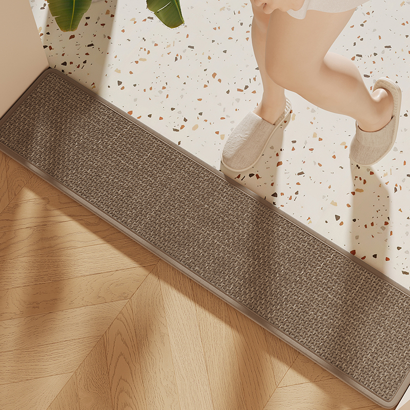 浴室门槛石地垫卫生间防滑脚垫入户挡水条沥水垫长条吸水垫门毯垫