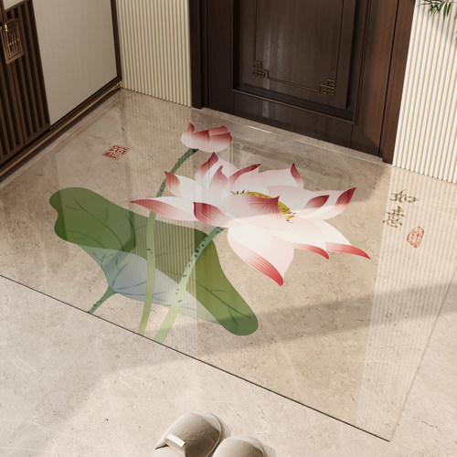 可裁剪透明软玻璃入户门地垫玄关大门口进门脚垫地毯防滑耐脏耐磨