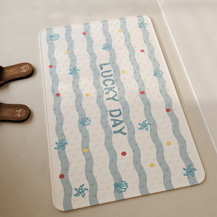 免洗可擦吸盘防摔防滑垫PVC浴室卫生间地垫子儿童淋浴房洗澡脚垫