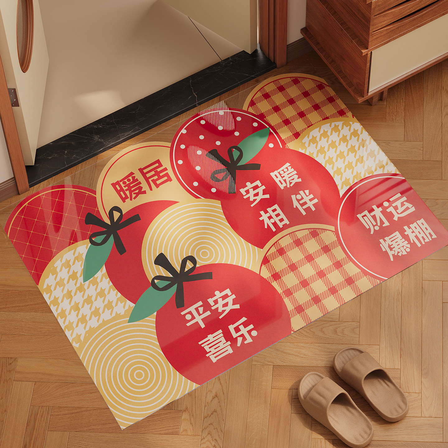 入户门地垫玄关透明软玻璃
