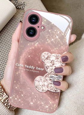 适用苹果16手机壳iPhone15Promax新女款Ip14爱心13Pro小熊12Pro卡通MIni创意11防摔Xs保护套8plus硬壳Se2全包