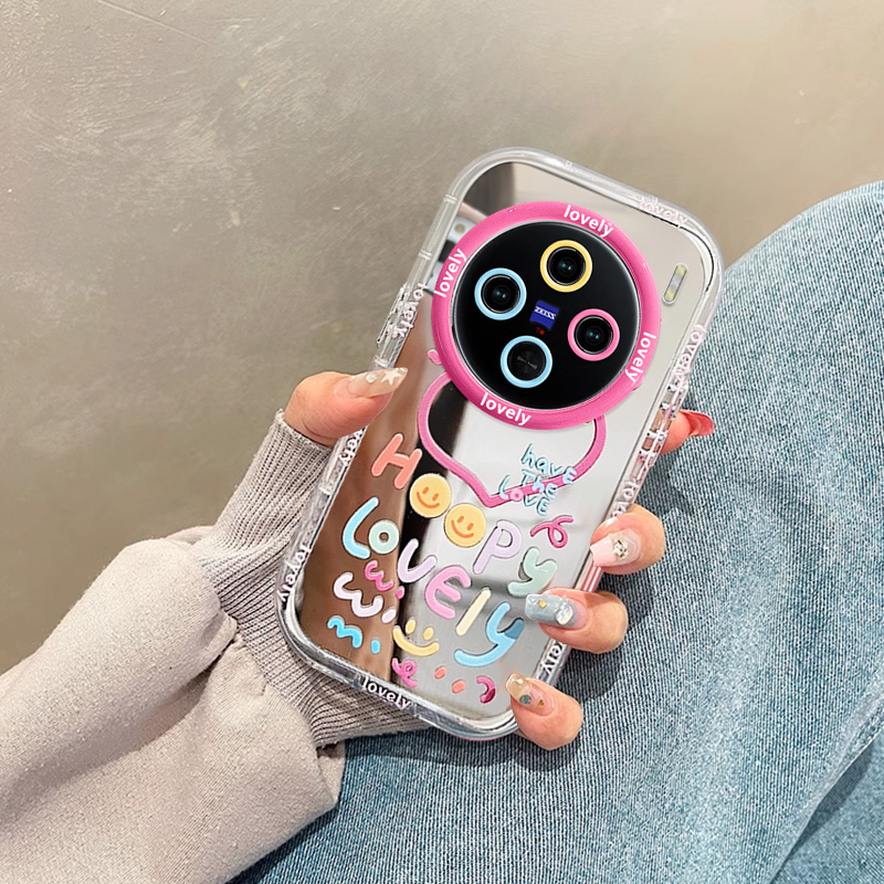 vivoX100硅胶创意清新手机壳防摔