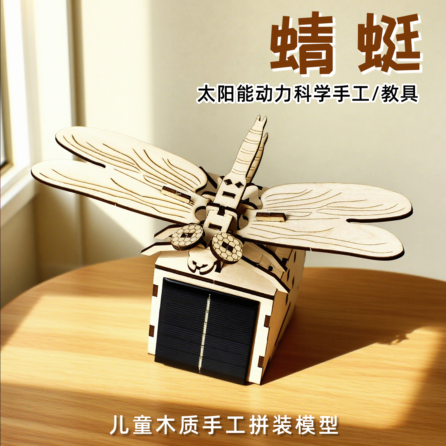 太阳能动力蜻蜓模型科学实验