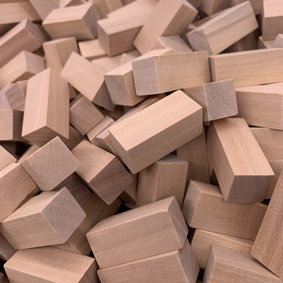 长方体原木积木块拼装玩具