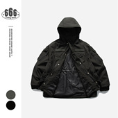 STFK高级感山系户外冲锋衣防风机能风连帽夹克男士 高品质外套J626